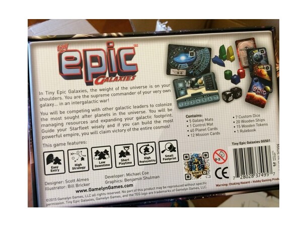 Tiny Epic Galaxies Brädspel